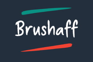 Brushaff: The Eroded Font for Bold Designs