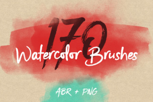 Elevating Digital Art with the 170 Watercolor Brushes Pack for Photoshop