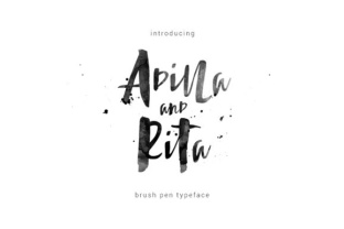 Evaluating Adilla and Rita for Ink, Watercolor, and Hand-Brushed Design Projects