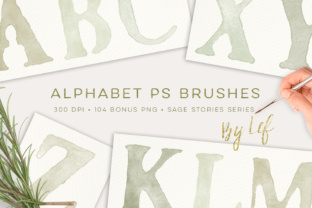 Evaluating the Photoshop Brushes Alphabet and Green Bonus Set of Graphics for Hand-Painted Design Projects