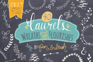 Evaluating the Practical Value of Laurels, Wreaths Flourishes for Digital Design