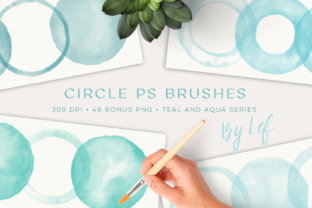 Evaluating Watercolor Circle Photoshop Brushes Including Round Bonus Clipart for Digital Design Projects