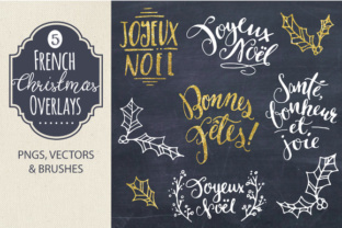 Strategic Visual Branding with French Christmas Overlays