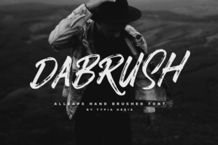 Unlock Edgy Designs with Dabrush Dry Brush Font