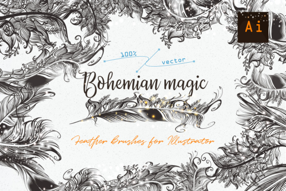 Unlocking Bohemian Magic: Illustrator Brushes for Modern Creators