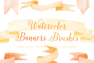 Unlocking Creative Potential with Watercolor Banner Brushes and Bonus Sunny Clip Art