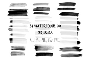 Unlocking Organic Texture: The Art and Utility of 34 Watercolor Ink Brushes